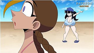 Car Toon - The Nude Beach - Knsfw (part 1) - Hagen Toons