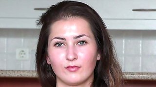 Nicole Thomsons A Real Amateur Shines In Rough Casting Anal