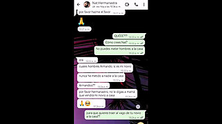 Chat with My Little Stepsister with Happy Final - Nati Sweet - Natasha Caseros