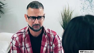 UNSPOILED TABOO Runaway Daughter Gets Back To Step Parent - Isabella Cute, Calvin Hardy