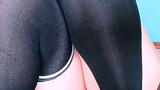 Big-Titted Teen's Anal Solo Webcam Session