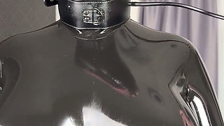 Collared Rubber Doll
