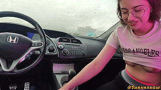 4K Blowjob During a Rainstorm