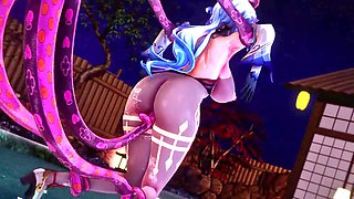 Pounded, monsters, hot animated