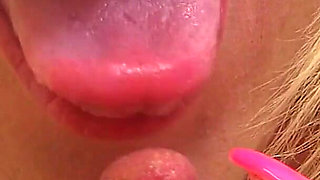 Horny Blonde Wife Axa Jay Finger Fucks Her Pussy with Her Dildo