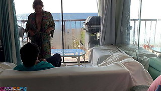 Stepmom Erin Electra Home Alone Fucks Stepson With Big Cock