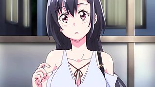 Hot hentai: hot girl with big boobs seduces her masseur and gets her pussy teased with his hands