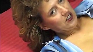 Brunette Slut Wearing Lingerie Gets Banged From Behind In Vintage Video