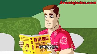 Big Dick Gay Club Threesome - Rough Anal Sex with Teen Boys