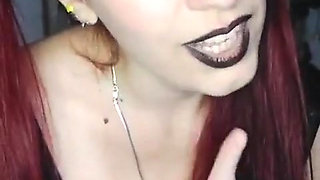 Shyyfxx Plays and Humiliates Her Cum Swallowing Pup - JOI Femdom CEI