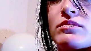 Skinny teen lana fever meets a couple at tinder and has a threesome