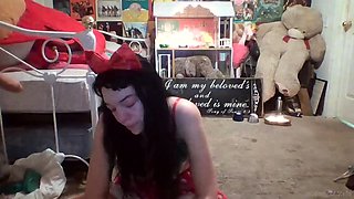 Brunette Solo Webcam Masturbation