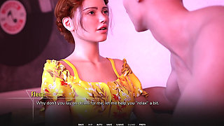 Taboo University - Red Head College Girl Massages Me and Gives Me a Warm Handjob