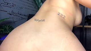 Sexy Curvy Brunette PAWG Rides Rodeo On a Male-torso Sex Doll In Front Of the Webcam