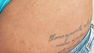 Ass Buttcrack Top Less Ebony Maid Cleaning the Kitchen