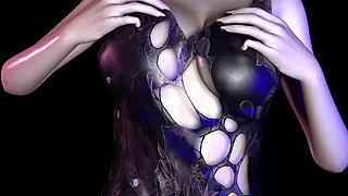Sculpted Seduction: 3D Girl Model - 3D Animation Hentai