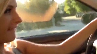 Kaycee Brooks - Horny Blonde Sucks Cash Growing Gloryhole Cock