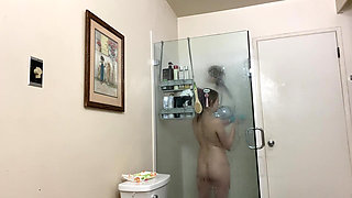 Blonde Gets Soapy & Horny in the Shower