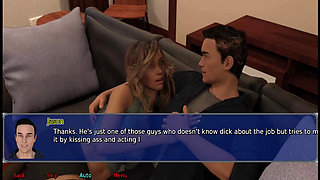 The office wife #20 - A Stranger cum all over Stacy's ass.