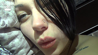 Morning kissing and french kissing