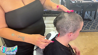 Shaving Quinn's Head