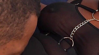 Monster BBC Facefucks Me and Stretches My Wet Ebony Pussy