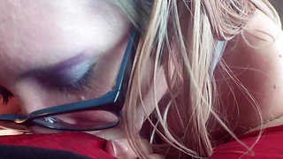Stepsis Taboo Blowjob Glasses Cumshot