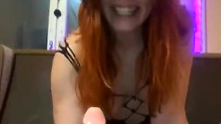 Riding a dildo in webcam - Traditionally and anal