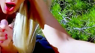 Blonde fitness mouse miss stacey is fucked outdoors.