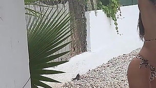Lola Jungle Girl on Arm Pole Bondage and Poolside Restrain HD