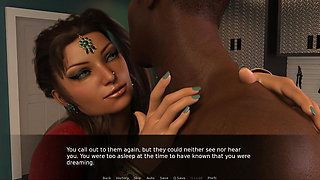 Desi MILF Seduction - Gameplay - Roleplay - Saree Wearing Stepmom Fucked by Stepson Bully