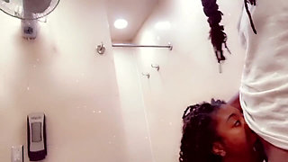 Stepdaddy Sneak in My Bathroom and Fuck My Throat at the Truck Stop