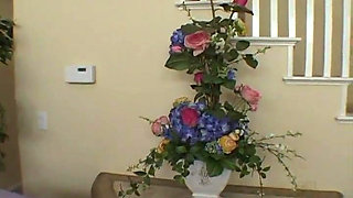 Asian lady fucks blonde whore with strap-on dildo