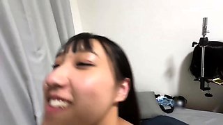 Japanese teen blowjob and hard fuck uncensored