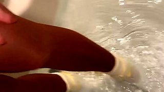 Foot fetish and masturbation