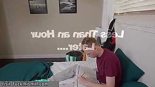 Stepmom Uses Big Natural Tits to Bribe Stepson