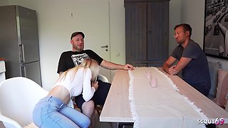 Husband Watch His Sexy Wife At No Condom Fuck With His Fat Cock Mate With Vivi Vallentine And German Cuckold