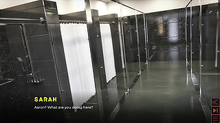 the synthetic milf in bathroom gym public