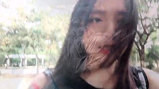 Asian School Girl Goes Wild Camping with Seniors