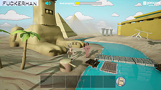 Complete Gameplay - Fuckerman, Boobs Of Egypt 0.1
