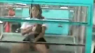 Japanese Girl Masturbates on a Ferris Wheel