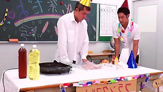 Asian Women In Heat Japanese College Student 18+ Having Sex In Class With Two Classmates - Mira Hasegawa