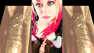 The Cute Shemale Wants to Watch You Suck on Your First BBC and Gag on It