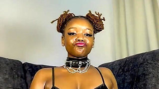 Girl in Boots and Leather Squirting with Her Favorite Fisting Dildo