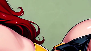 Yoghurt Party: 3D Comic Latex Vigilante POV (4k, Uncensored Ai Hentai)