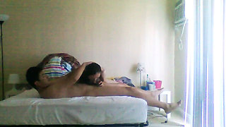 Chinese Babe Shows off Her Cowgirl Riding