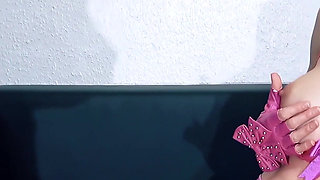 Blindfolded Blowjob and Hard Deepthroat for a Skinny Blonde MILF