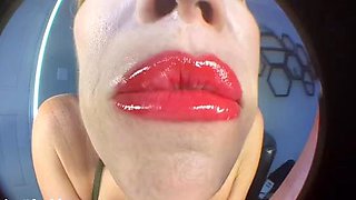 Linablackly - Mommy s Fisheye Pov Dirty Mouth And Lips
