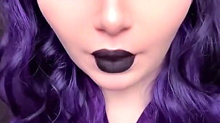 Caught the Fat Goth Nurse Masturbating