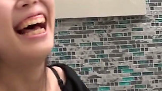 Genuine Amateur Private Filming: I Want to Drive a Fair-skinned, Beautiful-skinned Black-haired College Girl Crazy with a Huge! Fluffy Big Breasts Bouncing Wildly From Intense Pistoning